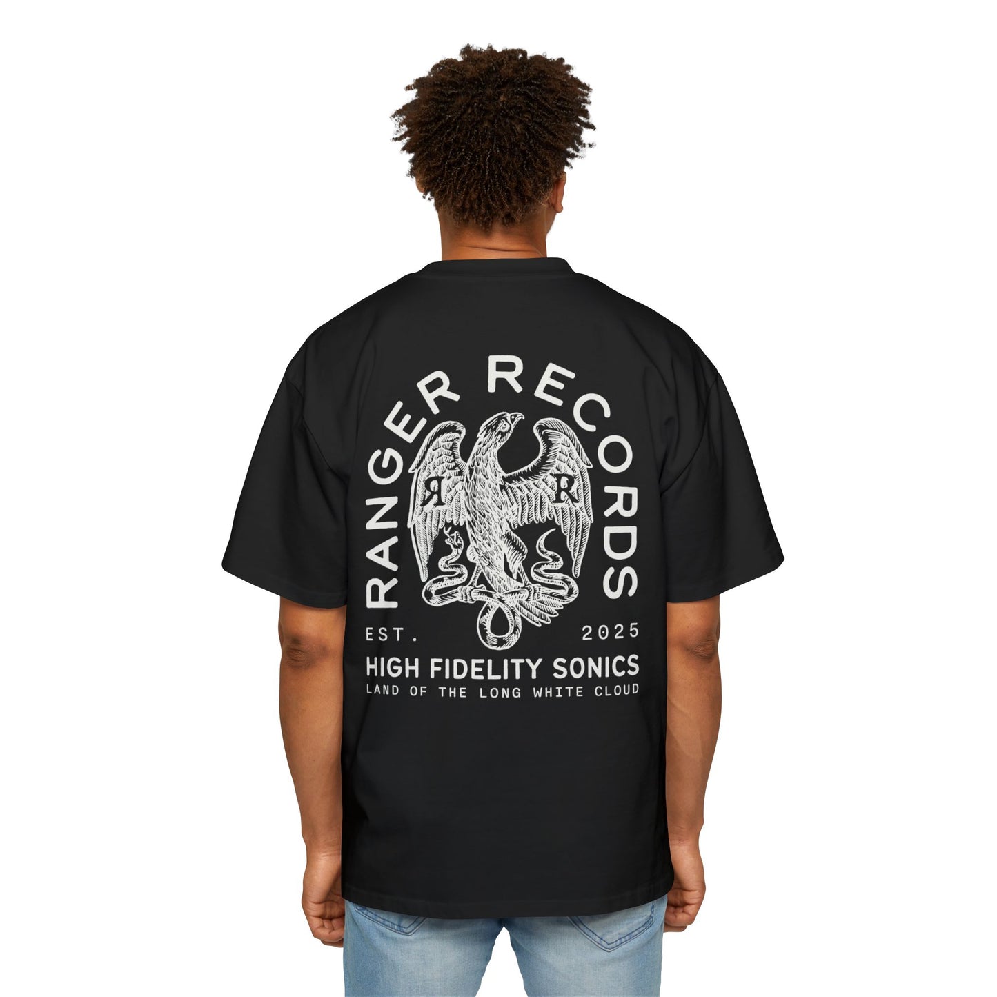 Ranger Records - Land Of The Long White Cloud - Oversized Graphic Tee