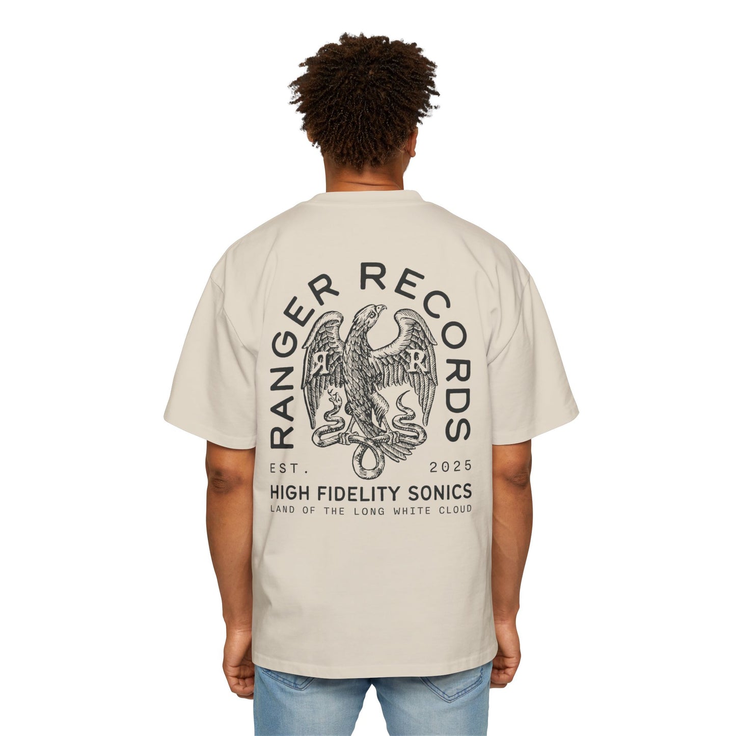 Ranger Records - Land Of The Long White Cloud - Oversized Graphic Tee