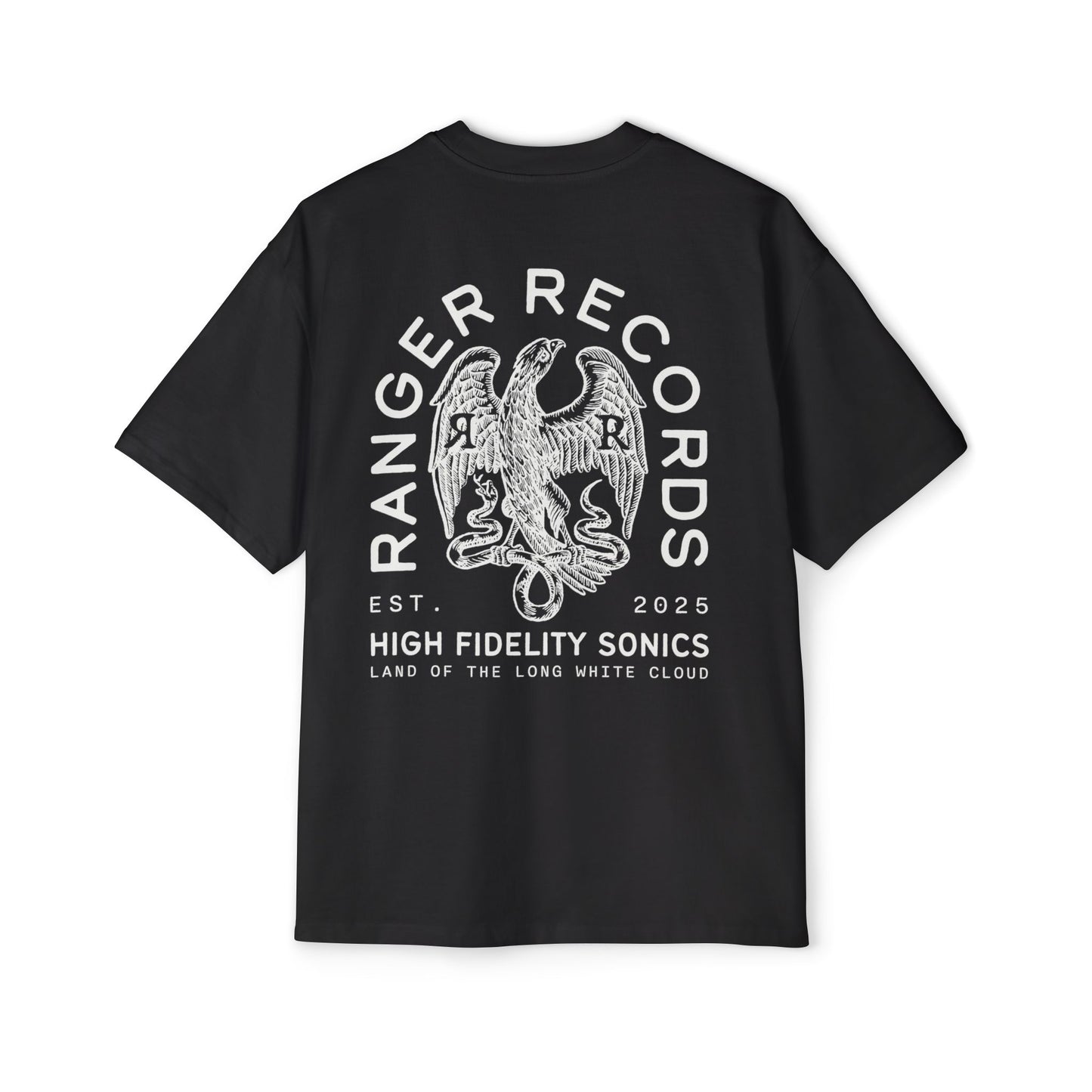 Ranger Records - Land Of The Long White Cloud - Oversized Graphic Tee
