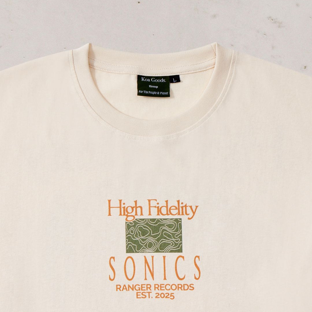 High Fidelity Sonics Hemp & Cotton Tee
